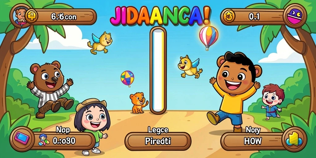 Grafik yang memukau menjadikan pengalaman bermain semakin seru.