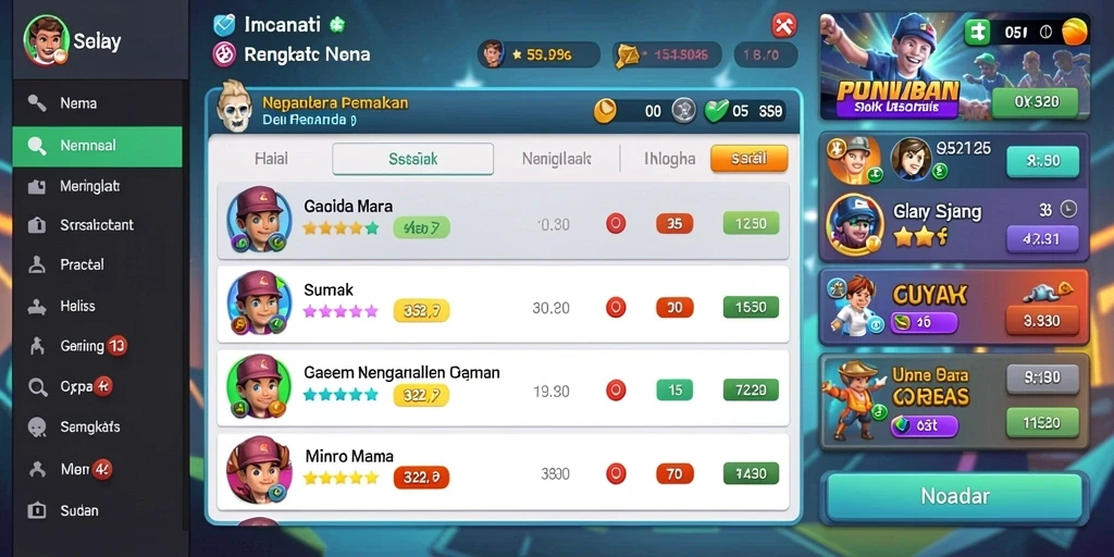 Tangkapan layar menunjukkan fitur multiplayer yang seru dan interaktif.
