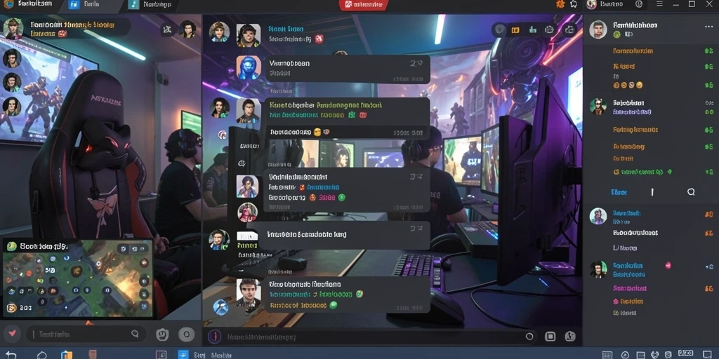 Screenshot menampilkan interaksi antar pemain dalam komunitas.