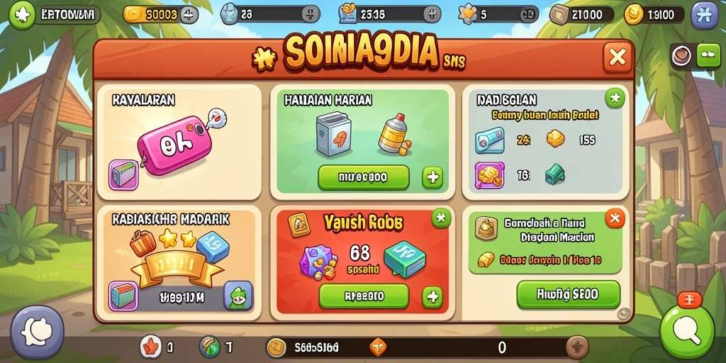 Sistem hadiah yang menguntungkan dan memuaskan.