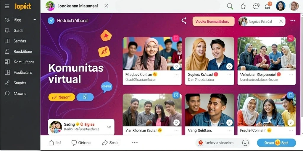 Fasilitas komunitas yang aktif dan mendukung.